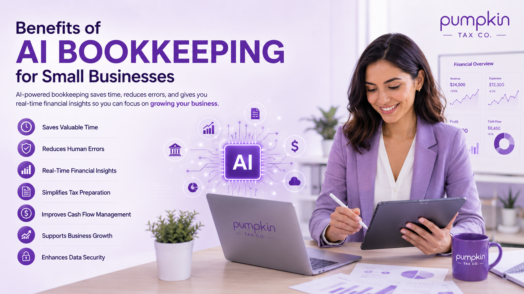 Benefits of AI Bookkeeping for Small Businesses